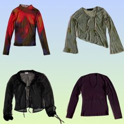 Y2K Full Sleeve Tops (TS-1537)
