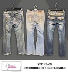 Y2K Bootcut-Jeans für Damen