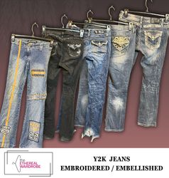 Premium Y2K Schlagjeans für Damen