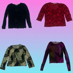 Y2K Date Night Full Sleevs Tops (TH-157)