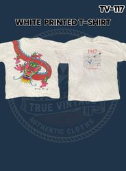 T-shirt Imprimé Blanc Tv-117