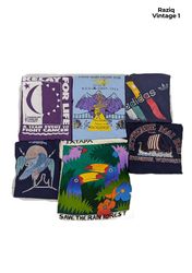 Camisetas Vintage de Ponto Único