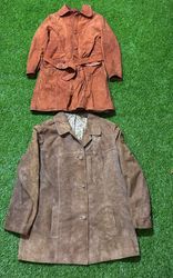 Giacca da donna in suede/pelle senza marca