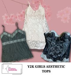 Y2K Aesthetic Camisole Tops