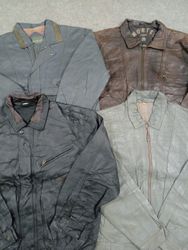 HD1232 Giacche Bomber in Pelle Vintage da Uomo