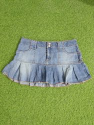 Y2Kデニムミニスカート