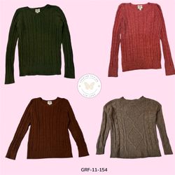 Round Neck Knit Sweater – Soft & Cozy Everyday Wea..
