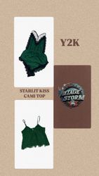 Y2k Starlit Kiss Cami Top
