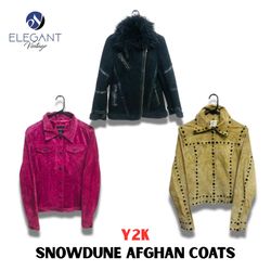 Y2K Snowdune Afghan Coats - EV1085
