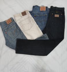 CRZ0838 Vintage L.L.W Denim Pants