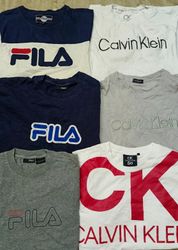 T-shirts Fila et Calvin Klein