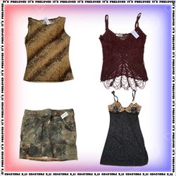 Mob Wife Energy-Tops, Skirts and Dresses (SS-1634)