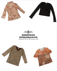 Assorted Vintage European Tops – 90s & 00s Wholesa..