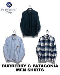 Chemises hommes Burberry & Patagonia - EVM0454