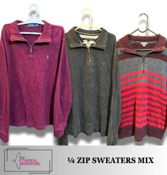 Premium 1/4 Zip sweaters including Ralph lauren, T..