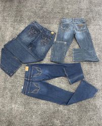 Y2K bestickte Jeans (E # 2)
