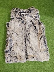 Y2K Faux Fur Vest Coats