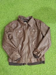 Farbenfrohe Lederjacke