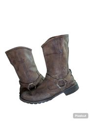 Gv 197 Biker Western Style Boots