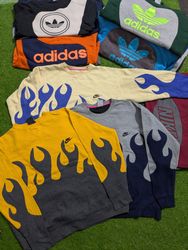 Nike Fire Upcycle Patchwork Sweatshirt