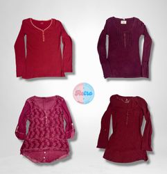 Y2K Grunge Core Long Sleeve top (E)