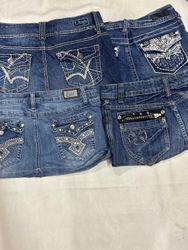 Jupes micro mini à embellissements Y2k