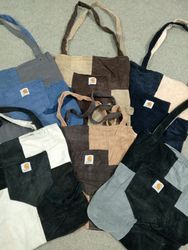 HD1167 HD Upcycled Carhartt Tote Bags