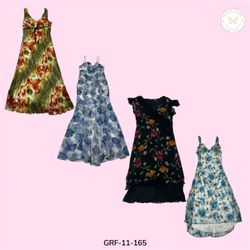 Flora Poly Dress – Minimal Floral Design (GRF-11-1..