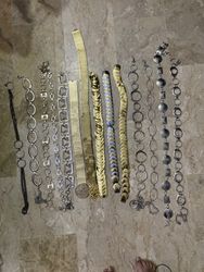 Ceintures en chaîne argent/Or Y2k