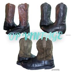 Op vintage 0086 Branded Cowboy Boots