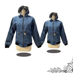 SS25 Upcycled Carhartt Hoodie-Jacke