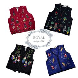 Maglioni vintage a tema vacanze Y2K