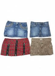 Gonne Mini in Denim Stile Y2k YV105 6P