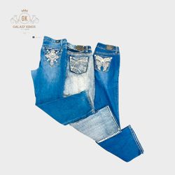 Y2K Embellished Flare Jeans