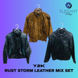 Y2K Rust Storm Leather Mix Set - EV1195