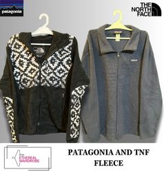 Patagonia and TNF Fleece
