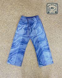 Upcycled Laser Print LLW  Jeans