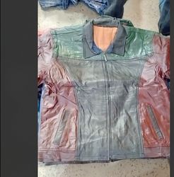 CR5528 Upcycled Men's Women's Multipatch Leather J..