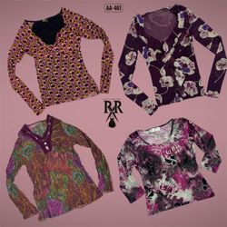 Y2K Baby in Pink Mix Full Sleeve Tops (AA-461)