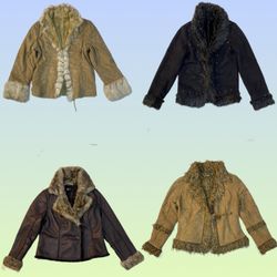 Manteau afghan de l'ère Y2K Brithney (TS-1571)