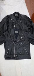 Men's d pocket vintage leather jackets
