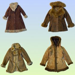 Manteau afghan Y2K Paris Hilton (TS-1575)