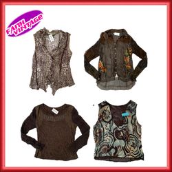 Earthy Tone All Tops Dress And Skirts mix (FV-104)