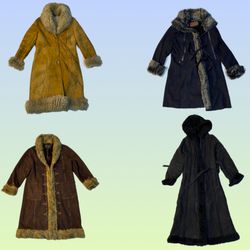 Manteau afghan Y2K Paris Hilton (TS-1574)