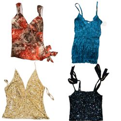 Y2K cami earthy tone Tops