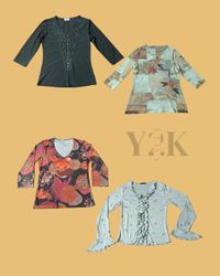Vintage Y2K Mix Top Set (Yv-464)