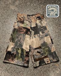 Upcycled Camo Patchwork Jorts