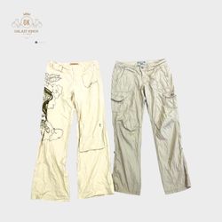 Pantaloni cargo in cotone Y2K