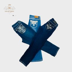 Y2K Embellished Skinny And Capri Jeans