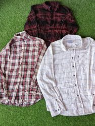 Camisa de flanela sem marca 10Pcs (3224)